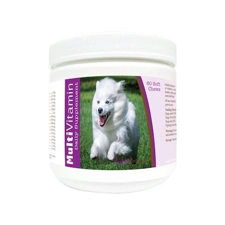 Healthy Breeds Healthy Breeds 840235175445 American Eskimo Dog Multi-Vitamin Soft Chews - 60 Count 840235175445